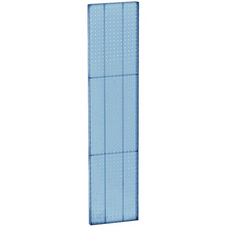 AZAR DISPLAYS 13.5" x 60" Pegboard Panel - One sided, PK2 771360-BLU-2PK